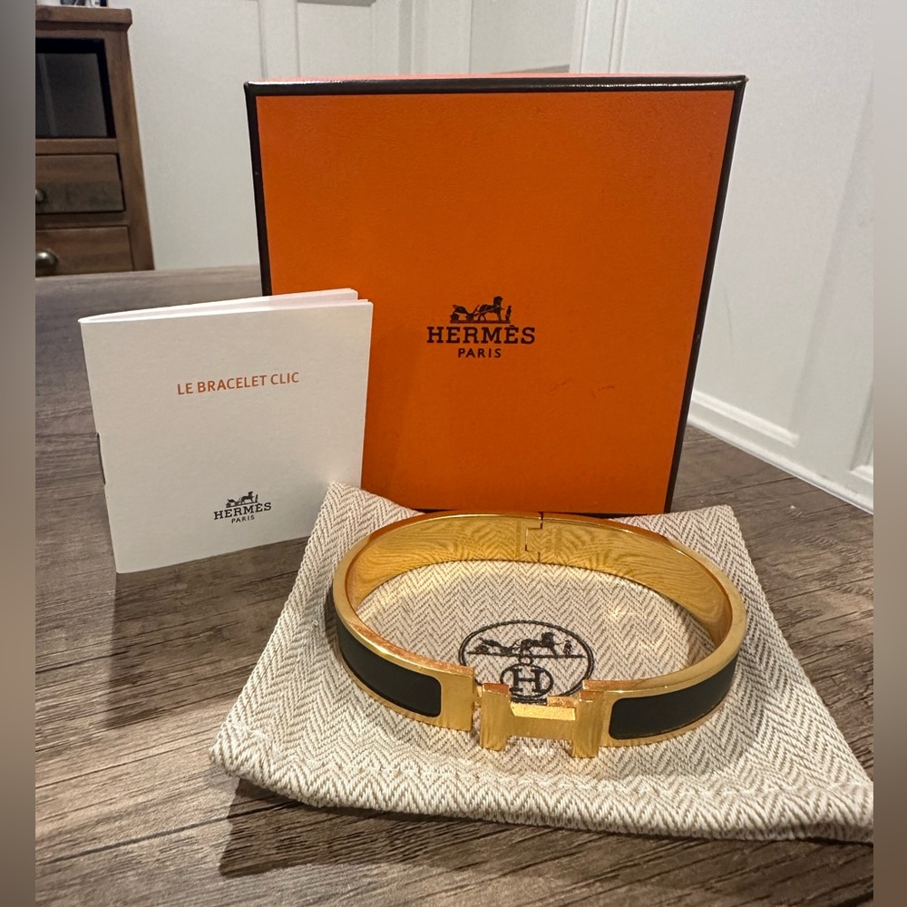 HERMES Kelly Twist PM Bracelet Chamkila Goatskin